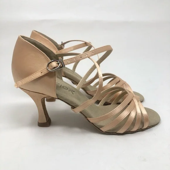 Capezio Social Dance Rosa Heels Size 7.5 - Picture 2 of 7